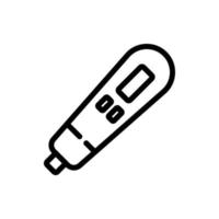 3d printing pen icon vector outline illustration