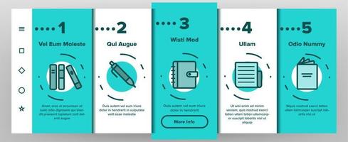 Literacy Linear Vector Onboarding