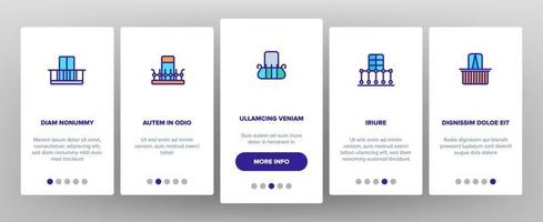 House Balcony Forms Vector Onboarding Mobile App Page Screen