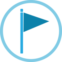 design de símbolo de sinal de ícone de bandeira png