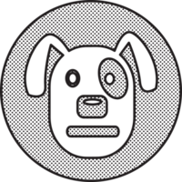 perro icono animal signo símbolo diseño png