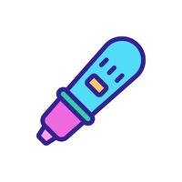 3d pen electronic device icon vector outline illustration