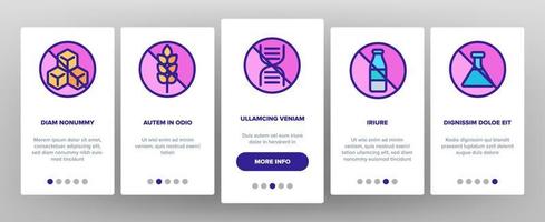 Allergen Free Food Vector Onboarding