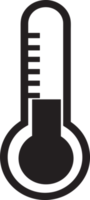design de símbolo de sinal de ícone de termômetro png