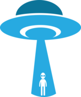design de símbolo de sinal de ícone de ufo png