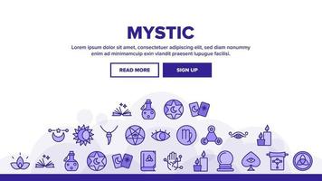 Mystic Symbol Tool Landing Header Vector