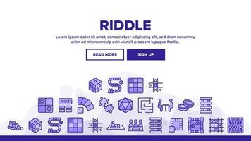 Riddle Play Landing Header Vector