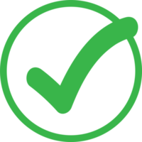 Tick icon accept approve sign design png