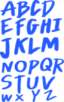 alfabeto desenhado à mão caligrafia letras caligrafia fonte ícone sinal símbolo design