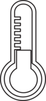 thermometer pictogram teken symbool ontwerp png