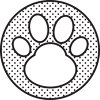 Animal footprint icon sign design png