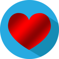 design de símbolo de sinal de ícone de coração