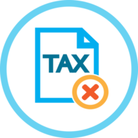 Tax icon sign symbol design png