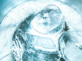 Abstract Ice background, Ice cubes feel fresh on hot days, Ice is indispensable in summer. It will help refresh and make you feel good. photo