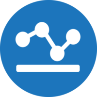 Graph chart icon sign symbol design png