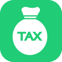 Tax icon sign symbol design png