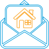 Email and mail icon sign symbol design png