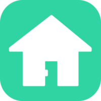 huis en huis pictogram symbool teken png