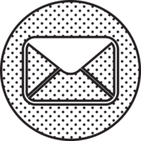 e-mail en mail pictogram teken symbool ontwerp png