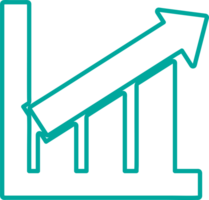 Graph chart icon sign symbol design png