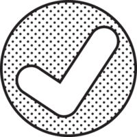 Check mark icon sign symbol design png