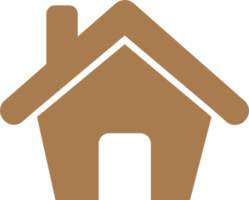 icône de la maison conception de signe immobilier png