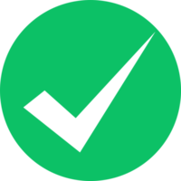 Check mark icon sign symbol design png