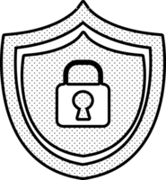 Sicherheitssymbol Anti-Virus-Schild-Design png