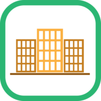 Building icon sign symbol design png