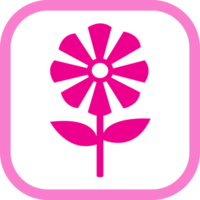 blomma ikonen flora tecken symbol design png