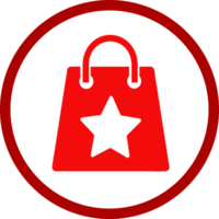 bolsa de compras icono venta paquete signo diseño png