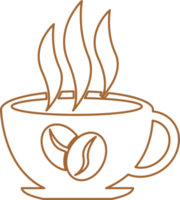 Kaffee-Symbol-Zeichen-Symbol-Design png