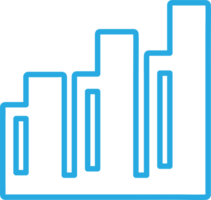 Graph chart icon sign design png