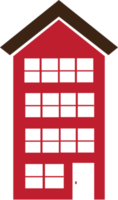 Stadt Reihenhäuser nach Hause Symbol Zeichen Symbol Design png