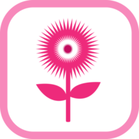 Flower icon flora sign symbol design png