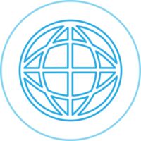 Globe icon world sign symbol design png