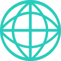 Globe icon sign symbol design png