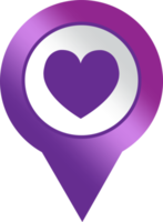 Location pin icon sign symbol design png