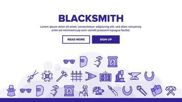 Blacksmith Landing Header Vector