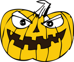 Halloween-Symbol-Kürbis-Schild-Design png