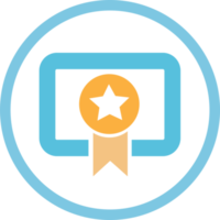 Certificate icon sign symbol design png