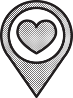 Heart icon sign symbol design png