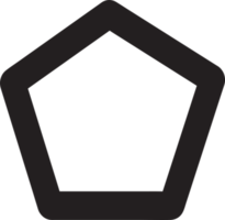 design de símbolo de sinal de ícone de forma png