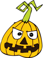 disegno del segno della zucca dell'icona di halloween png