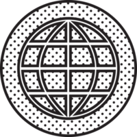 wereldbol icon wereld teken symbool ontwerp png