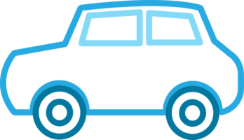 diseño de símbolo de signo de icono de coche png