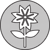 Flower icon sign symbol design png