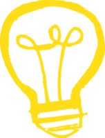 idee gloeilamp pictogram teken ontwerp png