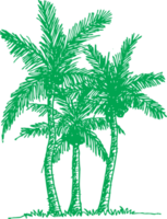 árvores com design de sinal de ícone de folhas png