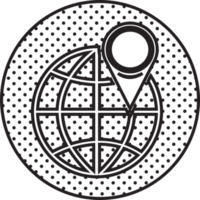 Globus-Symbol Weltzeichen Symboldesign png